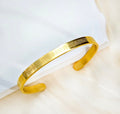 Brazalete Rígido Ayatul Kursi en Acero Inoxidable – Pulsera Unisex con Caligrafía Árabe