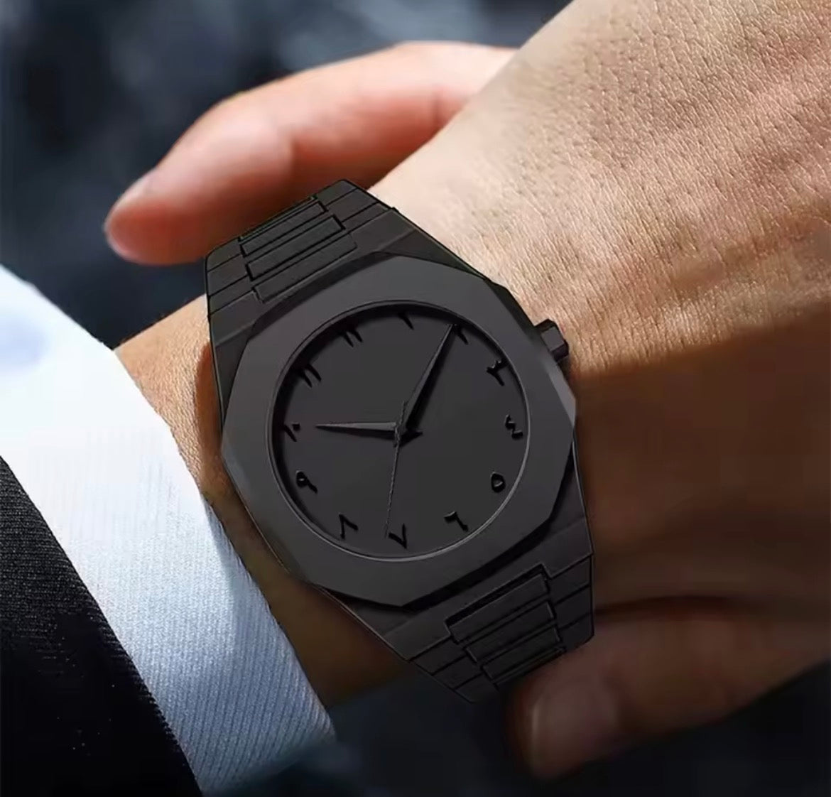 Aura Octagon Arabic Dial | Eclipse Minimalist Series
