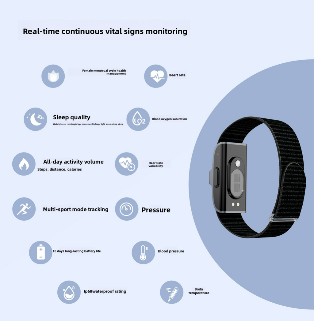 PulseTrack Apex Ultra High-Precision Bio-Sensing & Athletic Performance Recovery System